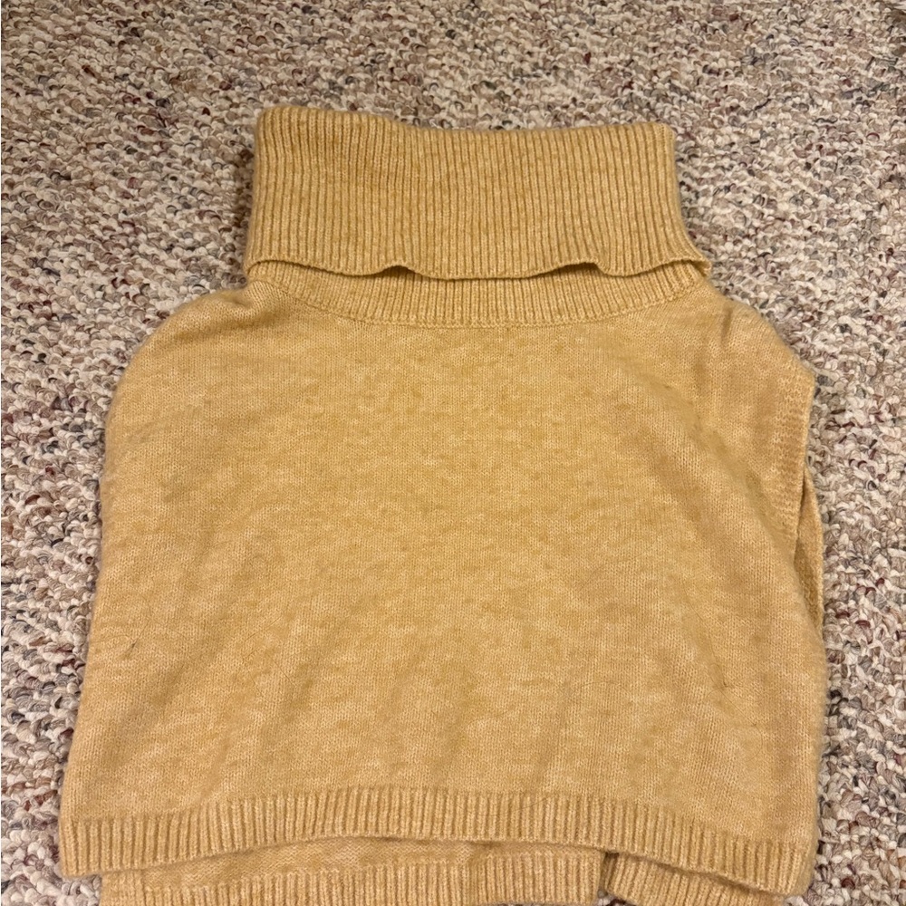 Sleeveless Turtleneck Sweater